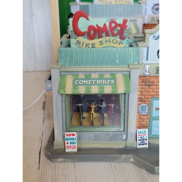 Lemax Comet bikes 2012 Village accessory Xmas - Picture 2 of 12